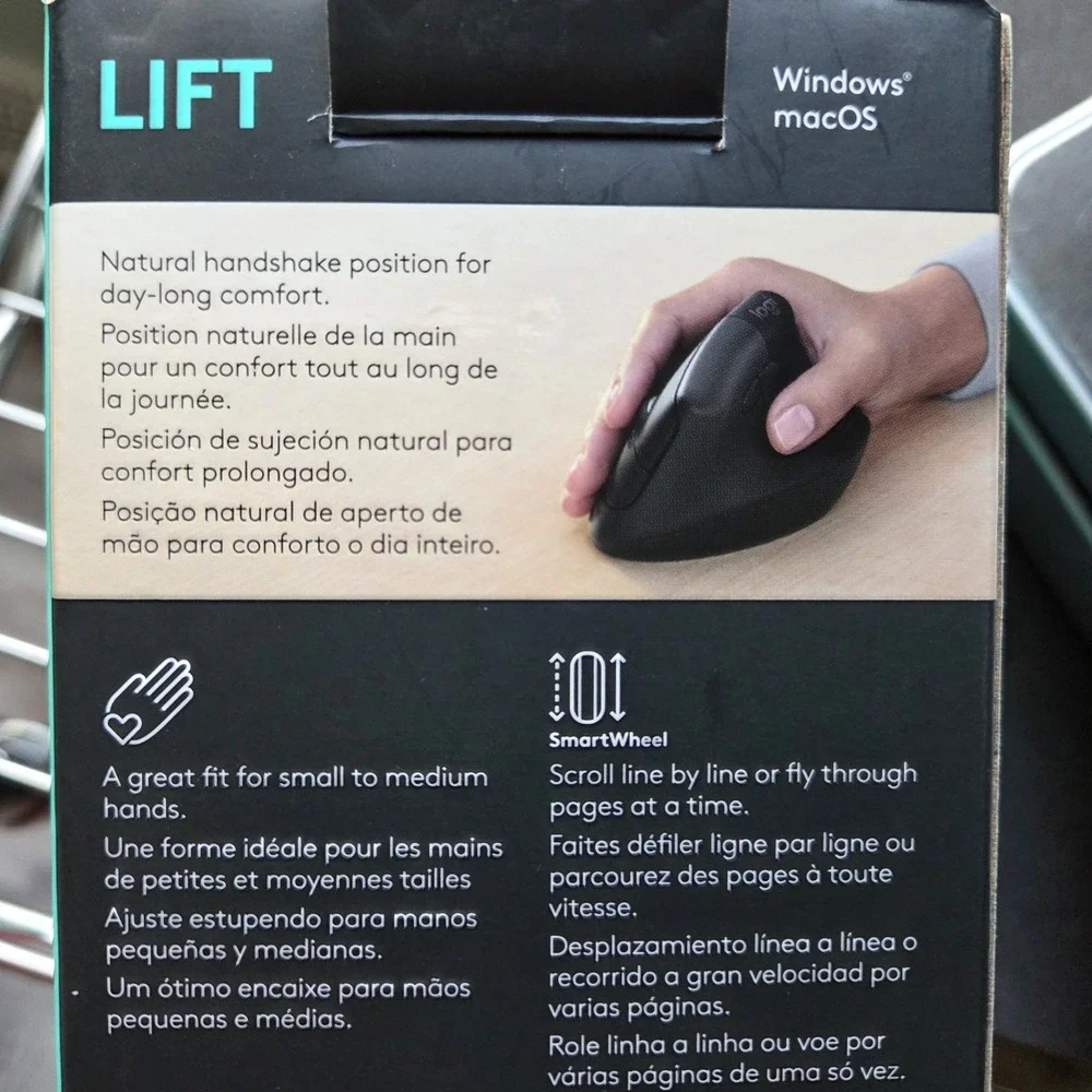 Logitech lift vertical